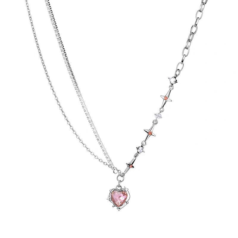 ピンクダイヤ ネックレス